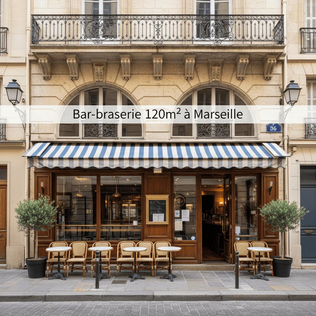 Bar-brasserie 120m² à Marseille