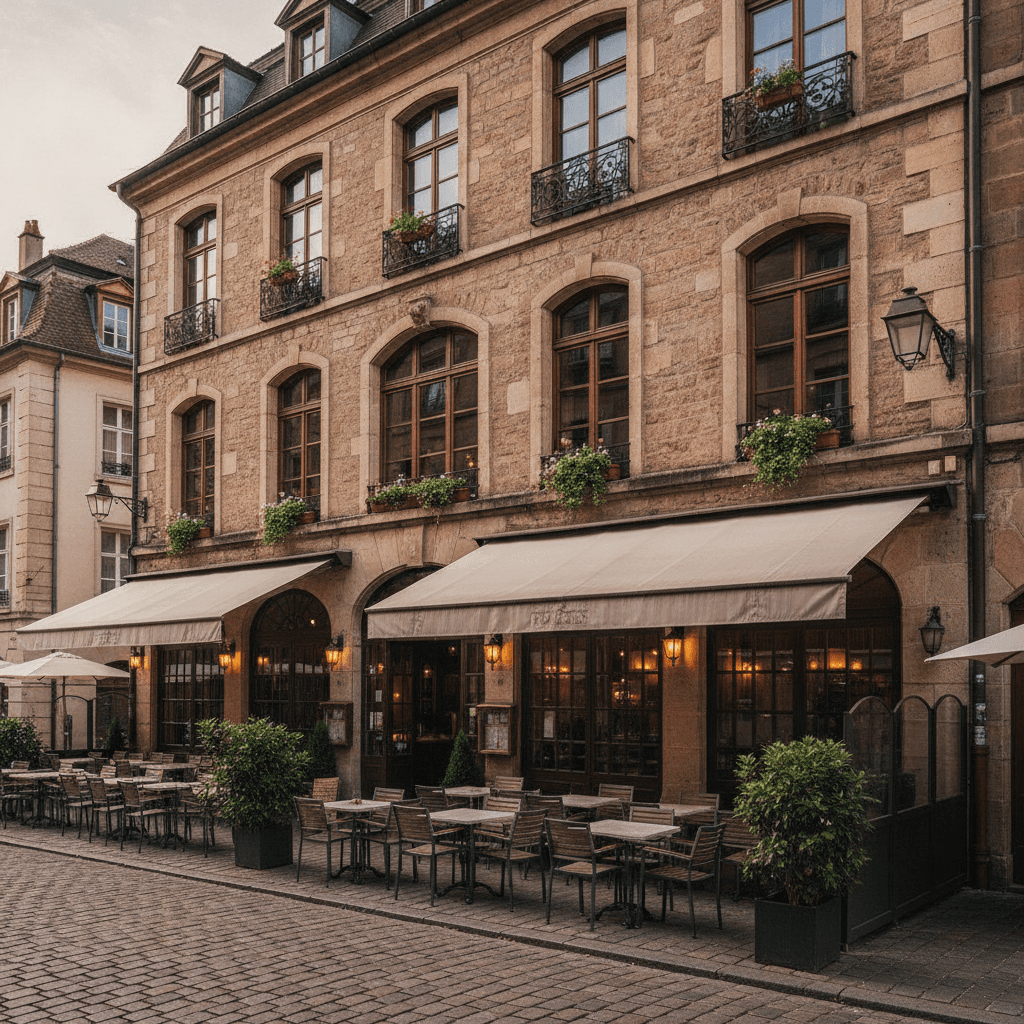 Restaurant 883m² à Strasbourg : terrasse - licence IV