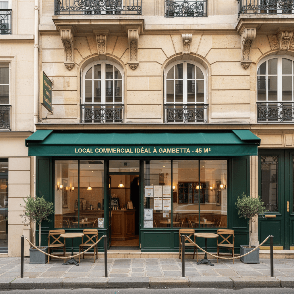 Local Commercial Idéal à Gambetta - 45 m²
