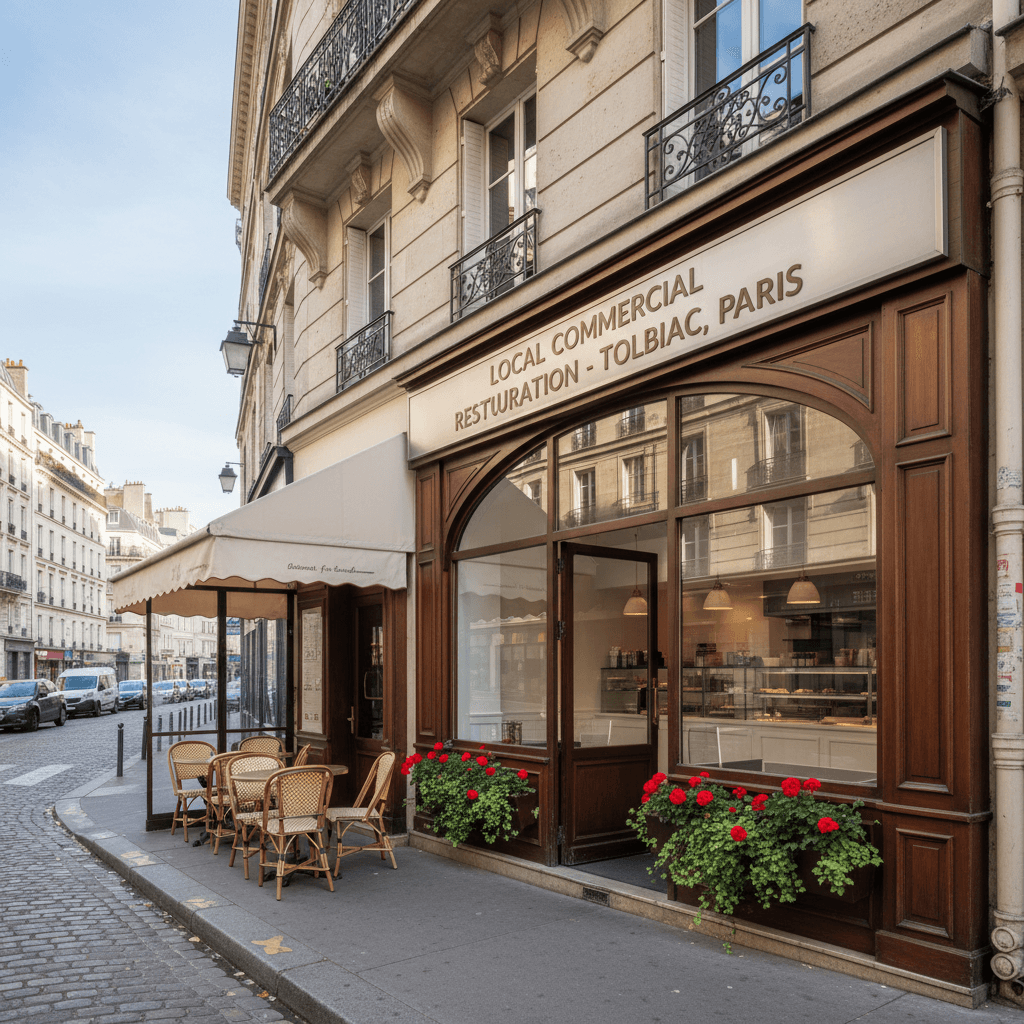 Local Commercial Restauration – Tolbiac, Paris