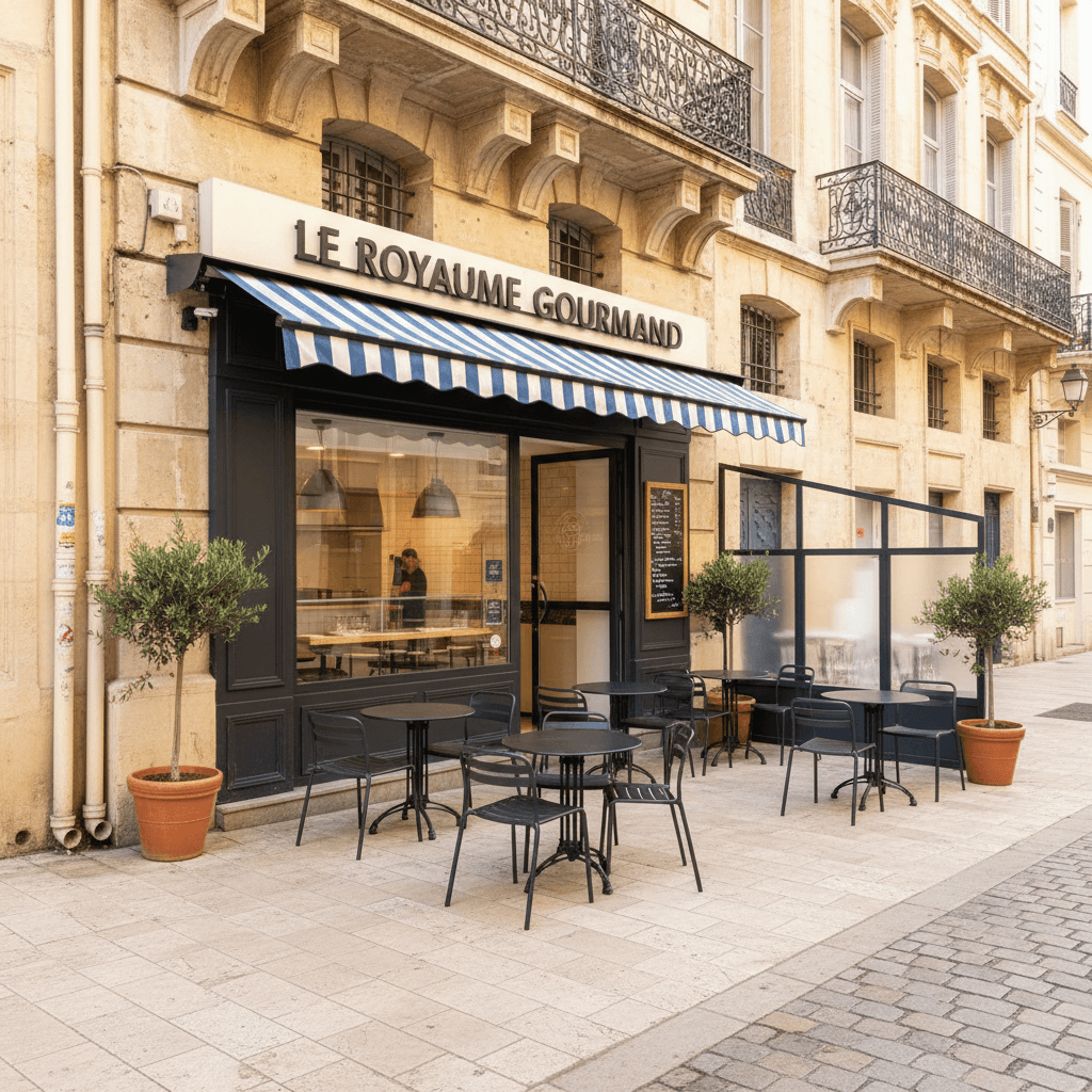 Fast-food 55m² à Marseille : terrasse - extraction