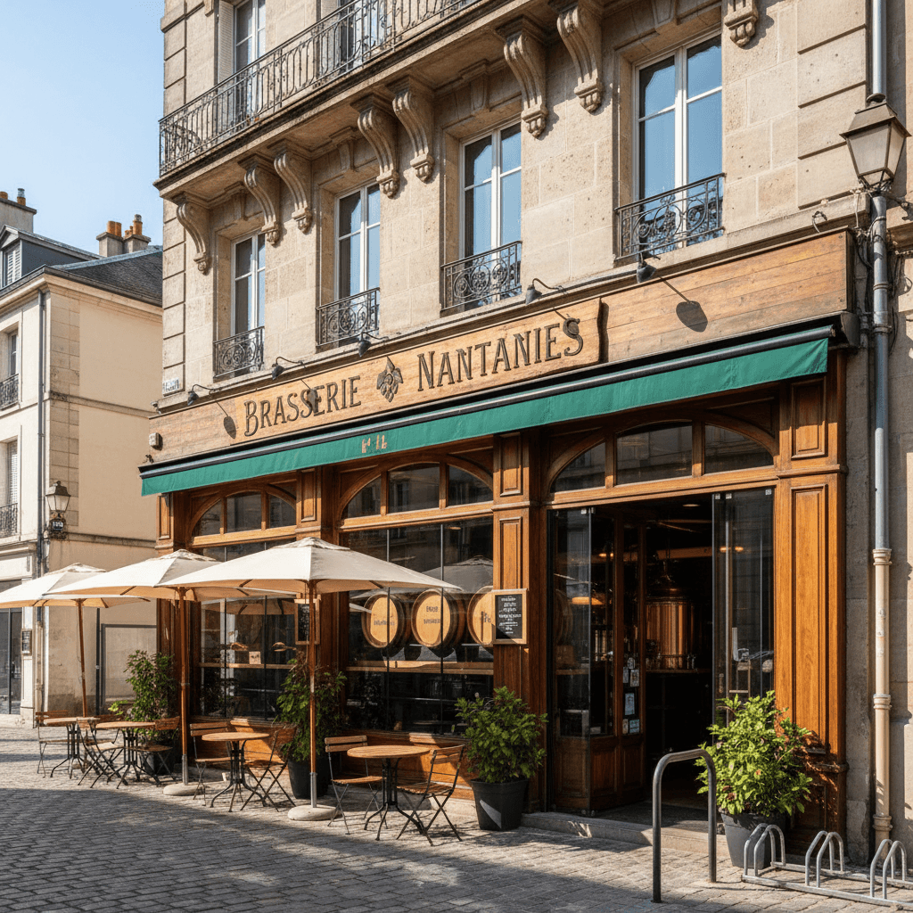 Bar-brasserie 180m² à Nantes : terrasse - licence IV