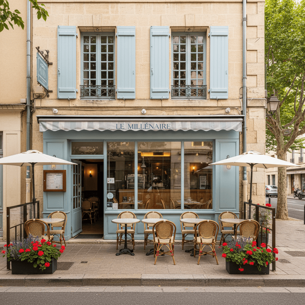 Restaurant 71m² à Montpellier : terrasse