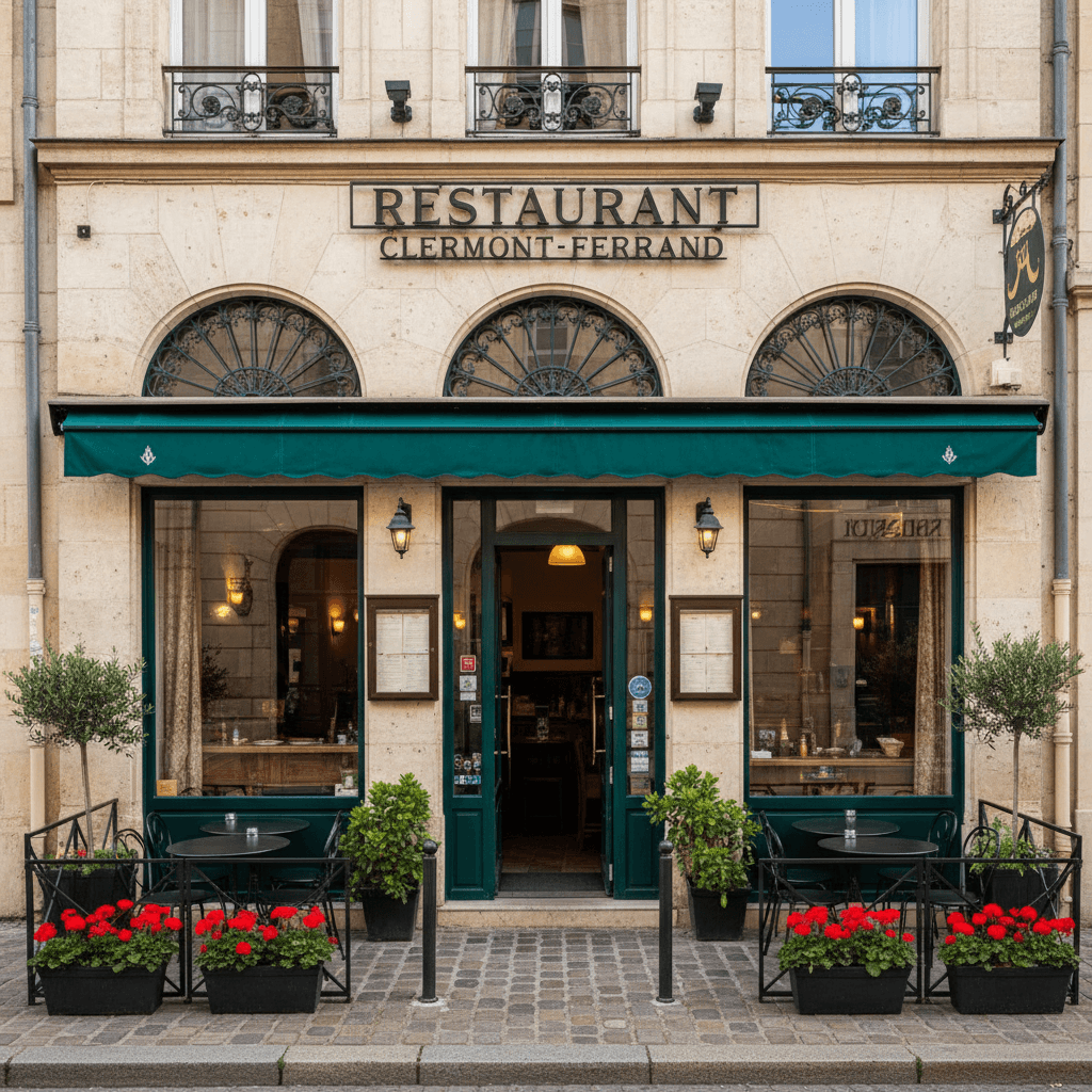Restaurant 180m² à Clermont-Ferrand : terrasse - licence IV