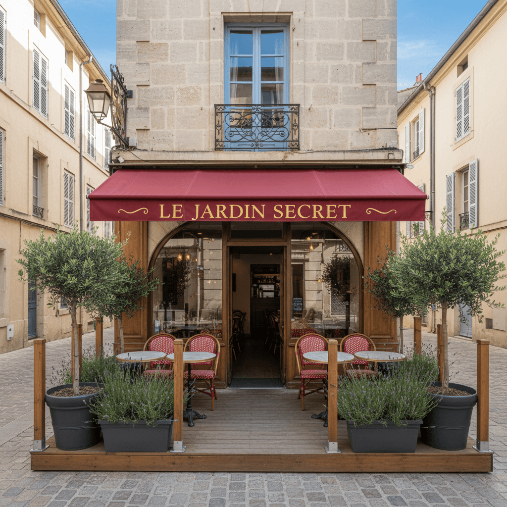 Restaurant 85m² à Montpellier : terrasse - licence IV