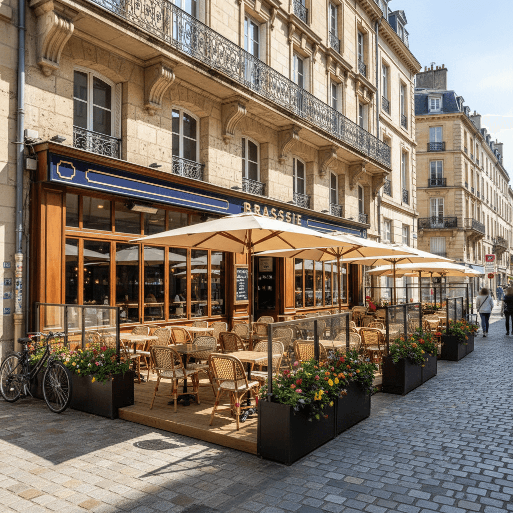 Bar-brasserie à Nantes : terrasse - licence IV