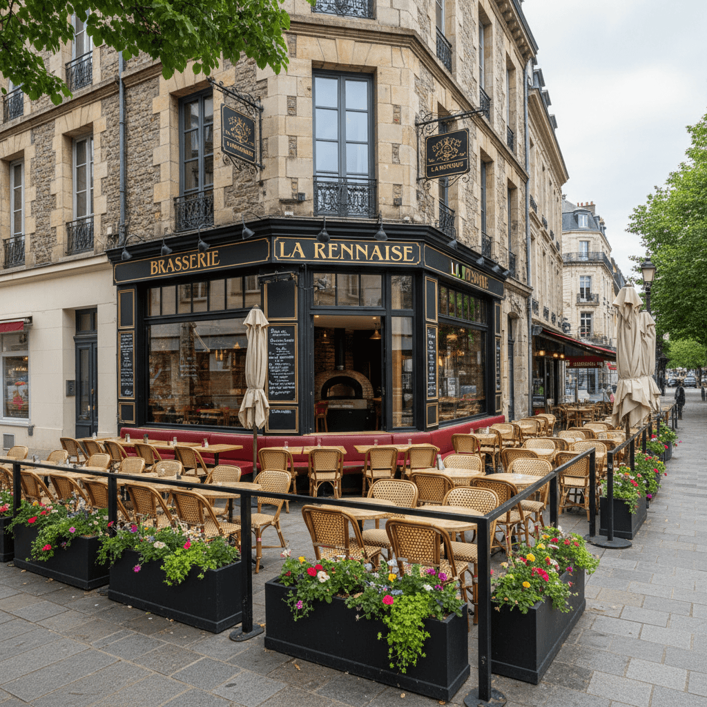 Bar-brasserie à Rennes : terrasse - licence IV