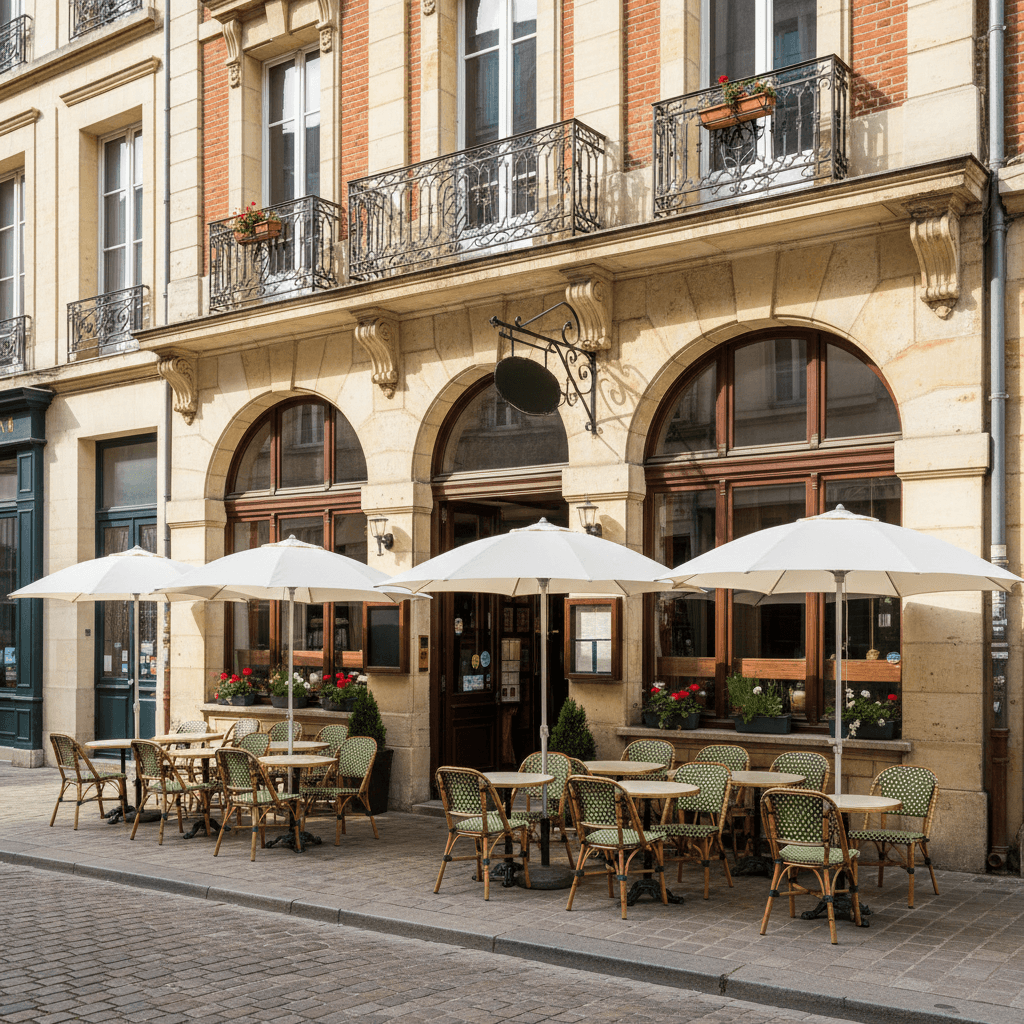 Bar-brasserie à Lille : terrasse