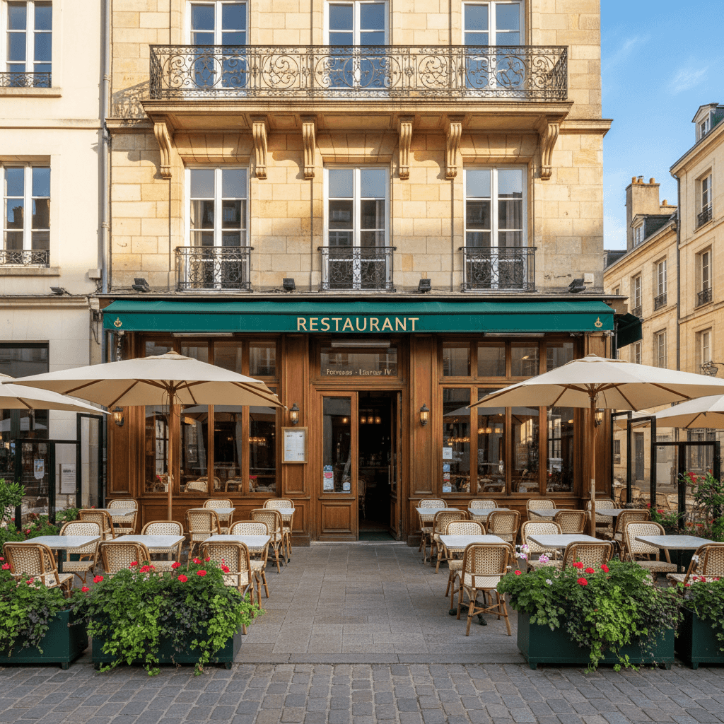 Restaurant 450m² à Rennes : terrasse - licence IV