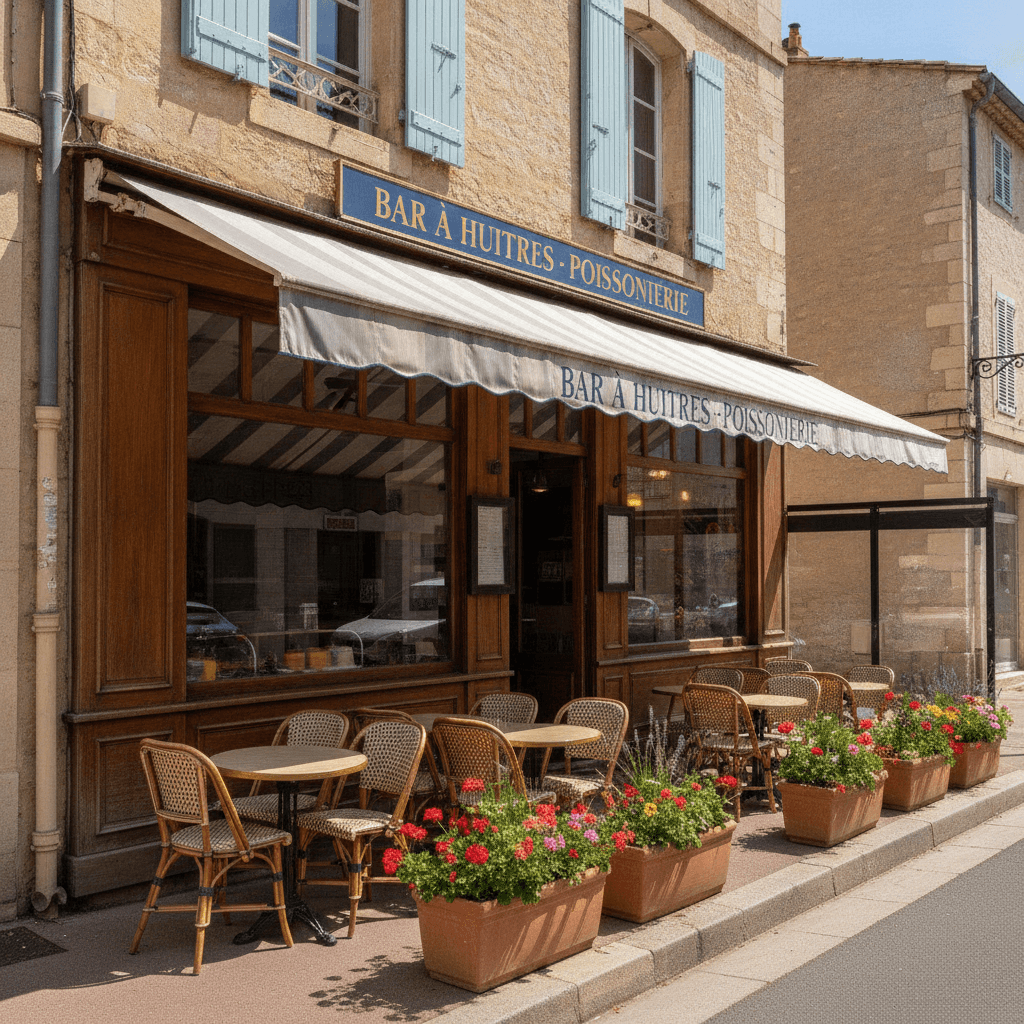 Bar-brasserie 150m² à Montpellier : terrasse - licence IV