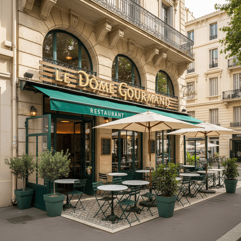 Restaurant à Marseille : terrasse - licence IV