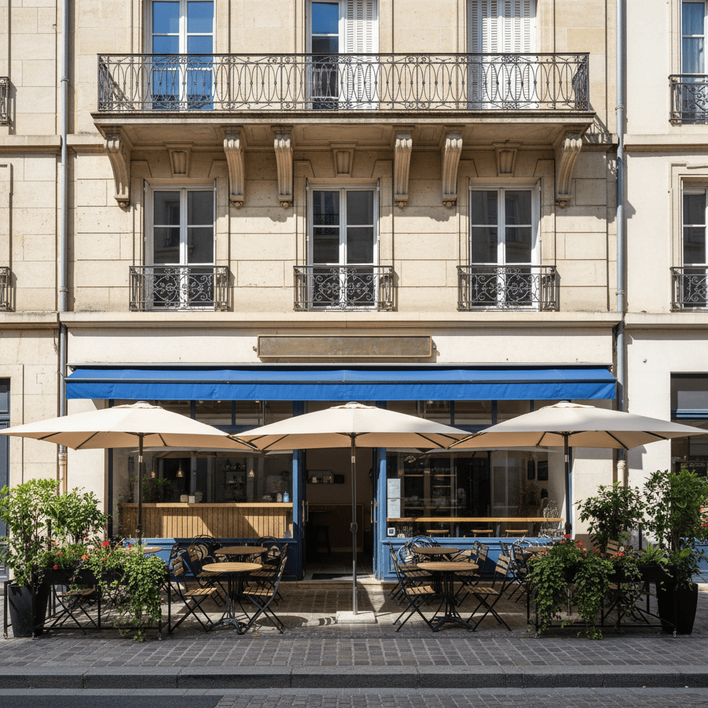 Fast-food à Albertville : terrasse - licence IV