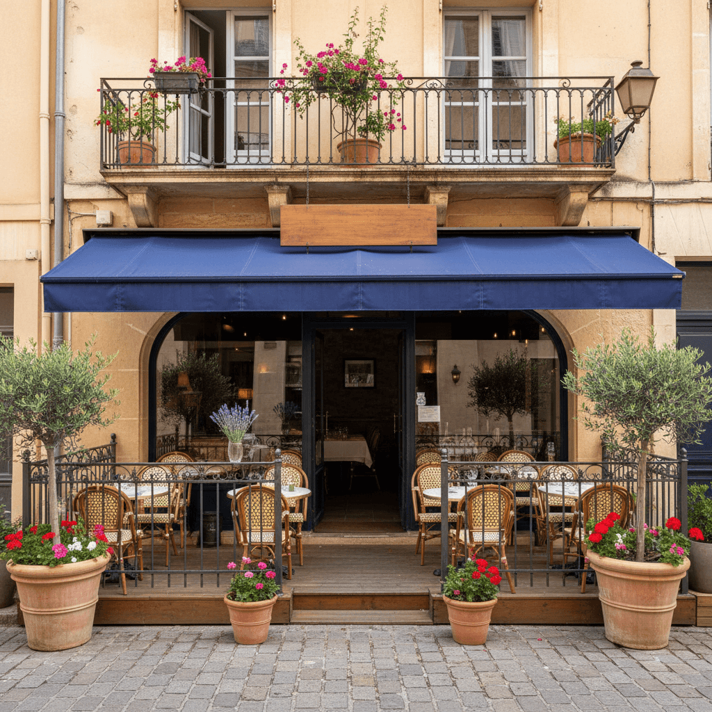 Restaurant 50m² à Aix-En-Provence : terrasse - licence IV