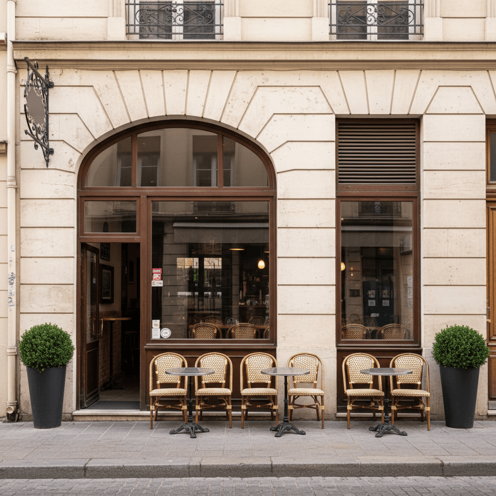 Bar-brasserie 30m² à Lyon : terrasse - licence IV