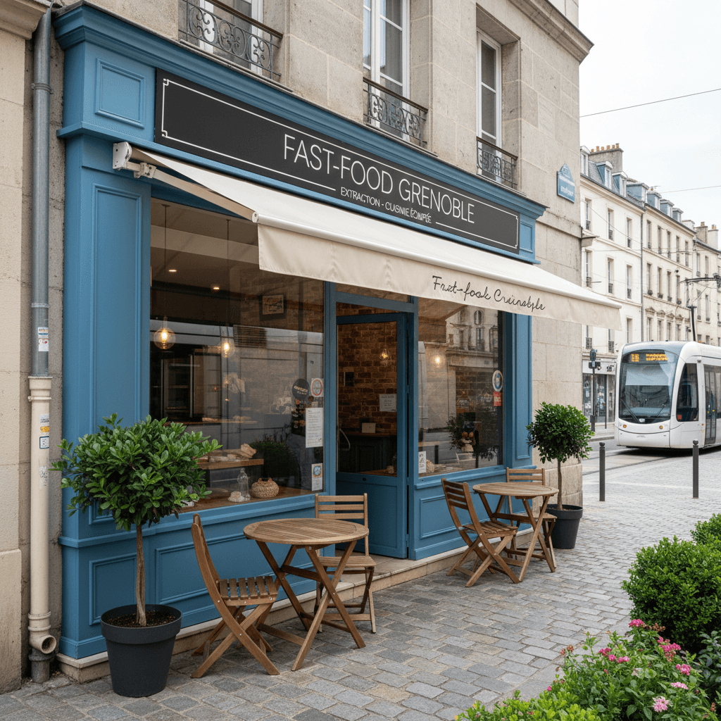 Fast-food à Grenoble : extraction - cuisine équipée