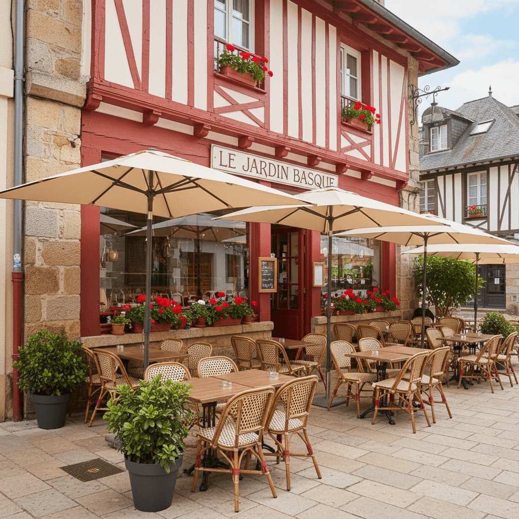 Restaurant 130m² à Bayonne : terrasse - licence IV