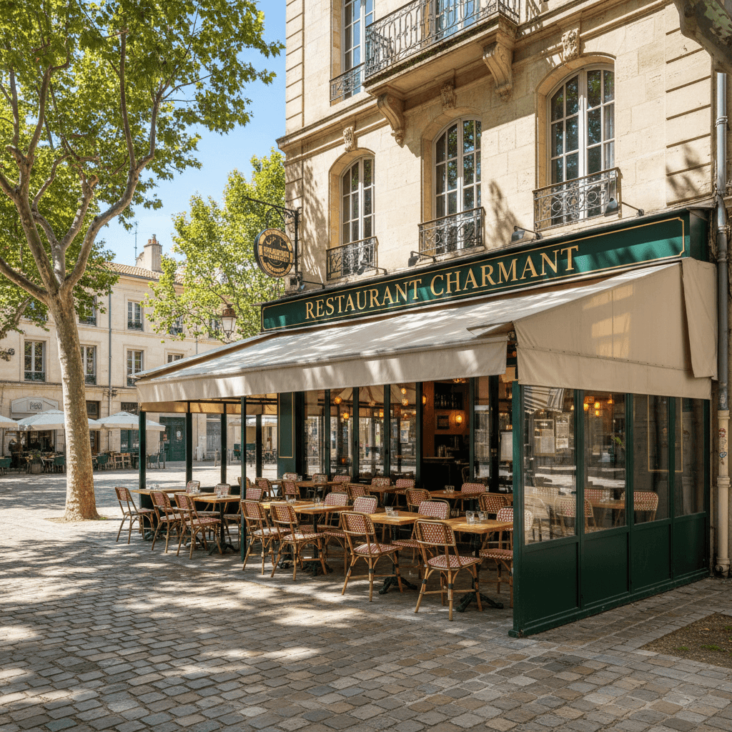 Restaurant à Toulon : terrasse - extraction