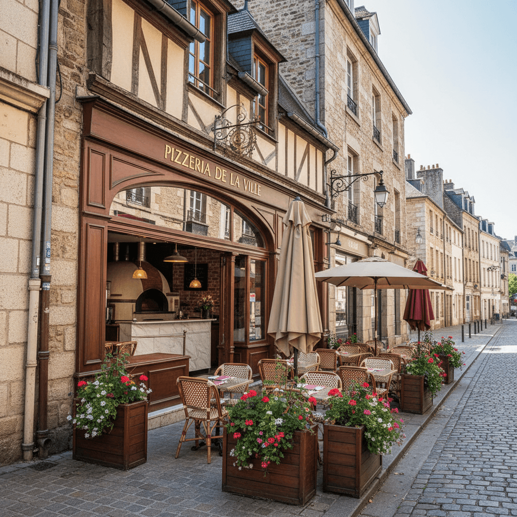 Restaurant à Rennes : terrasse - extraction