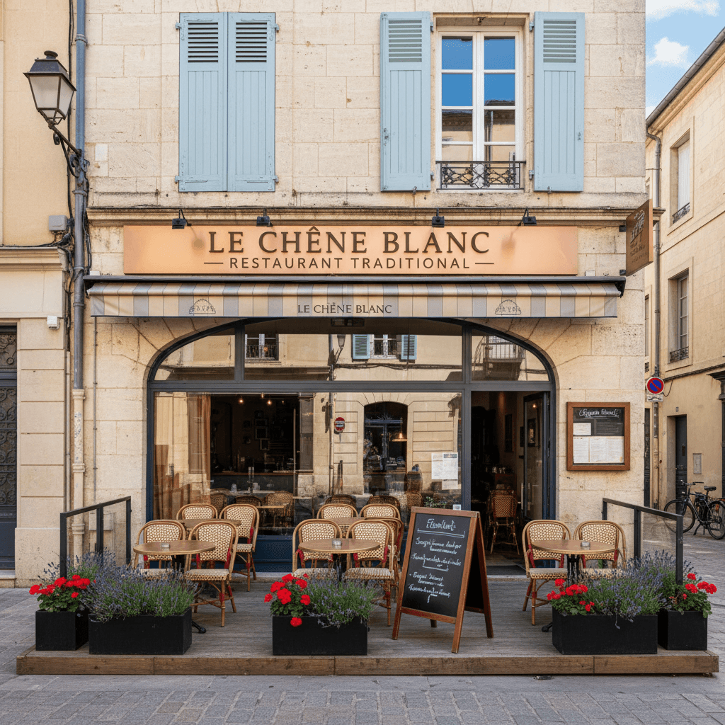 Restaurant à Montpellier : terrasse