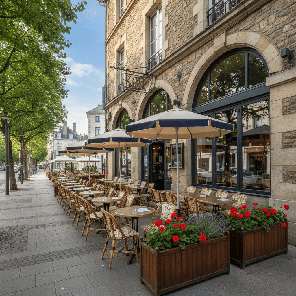 Restaurant à Nantes : terrasse - licence IV