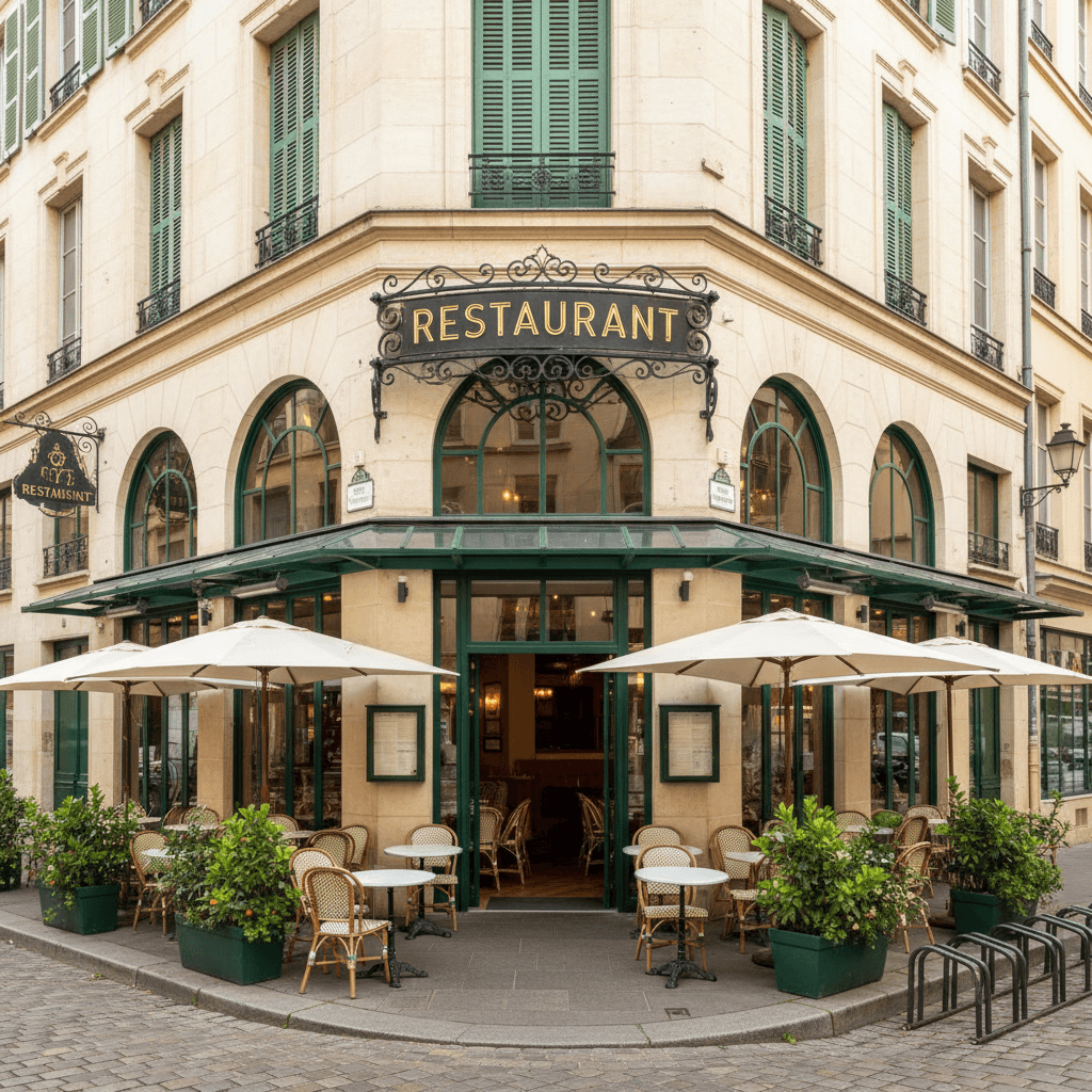 Restaurant 90m² à Lyon : terrasse - extraction