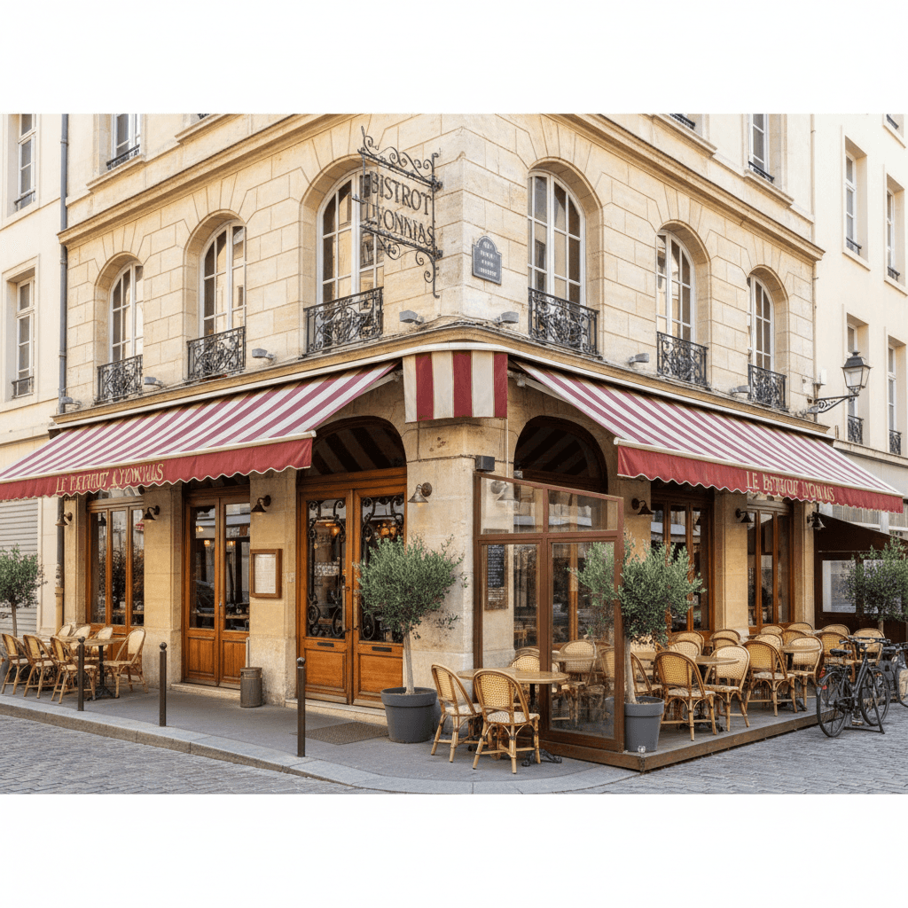 Restaurant à Lyon : terrasse - licence IV