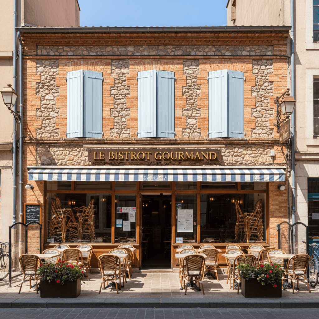 Restaurant à Toulouse : terrasse - extraction