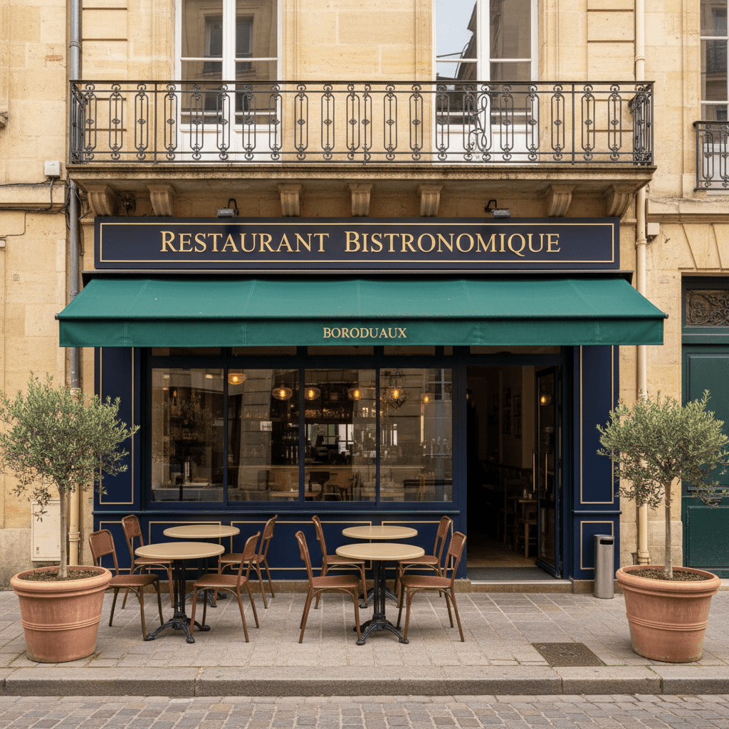 Restaurant 50m² à Bordeaux : terrasse - licence IV