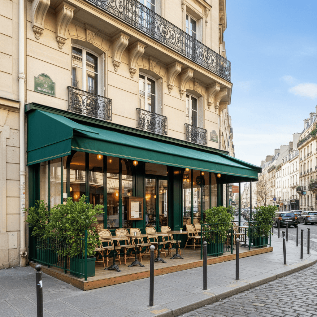 Local de Restauration à Paris - 102 m² avec Terrasse