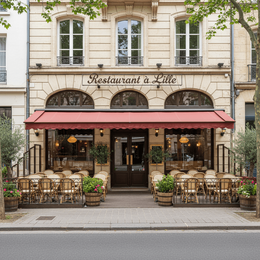 Restaurant à Lille : terrasse - licence IV