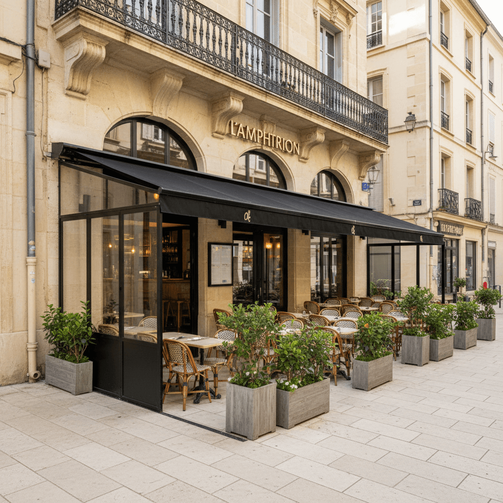 Restaurant 337m² à Montpellier : terrasse - licence IV