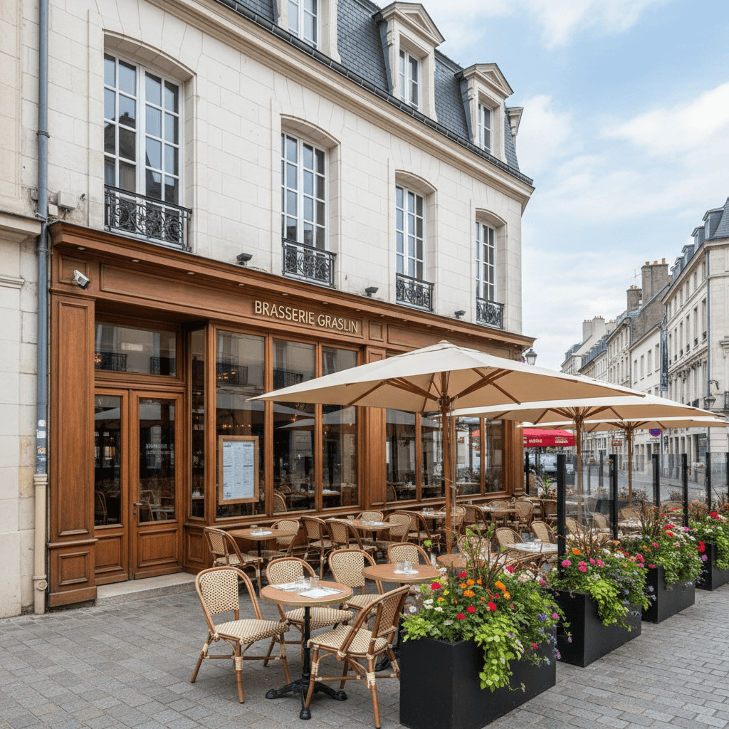 Restaurant 120m² à Nantes : terrasse - licence IV
