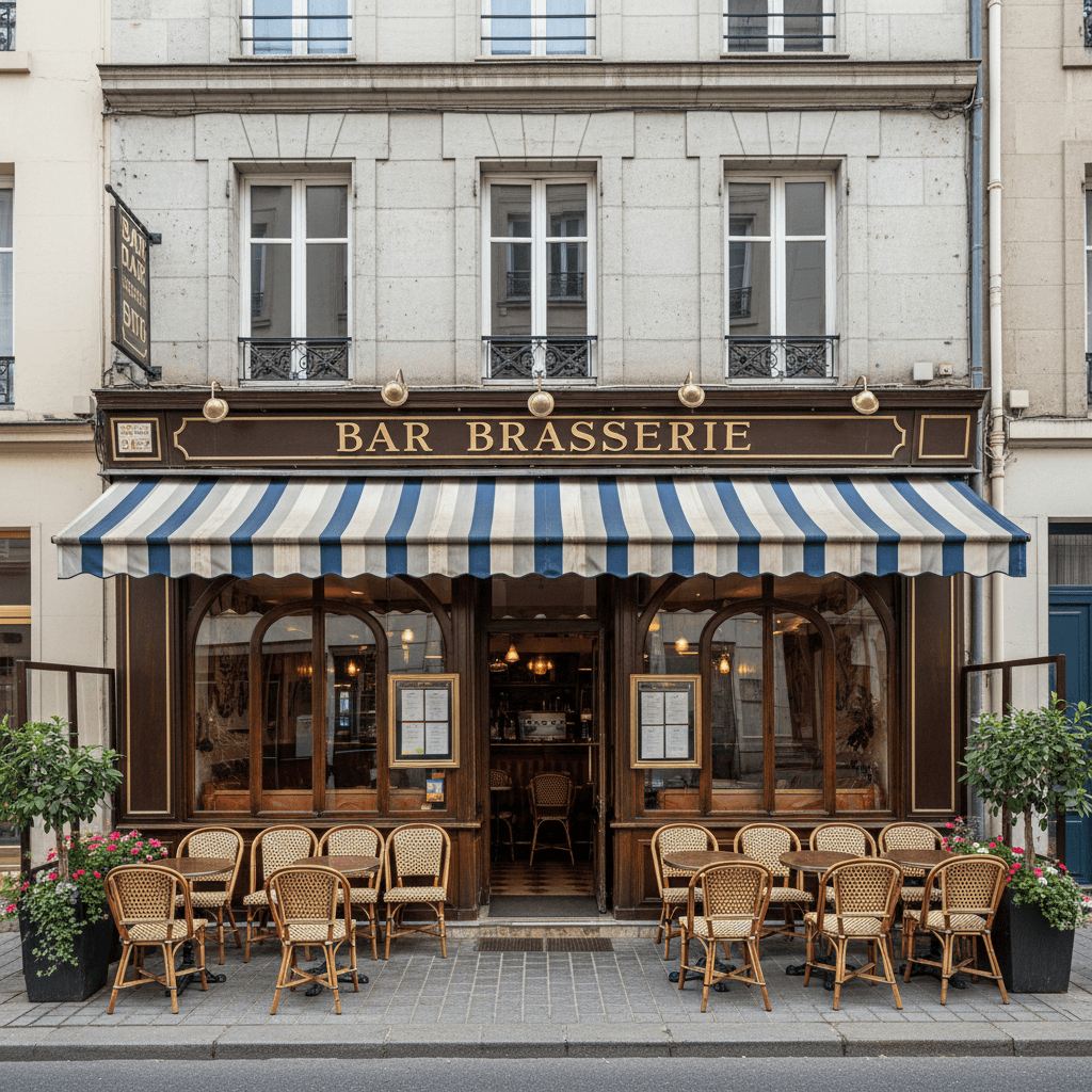 Bar-brasserie à Nantes : terrasse - licence IV