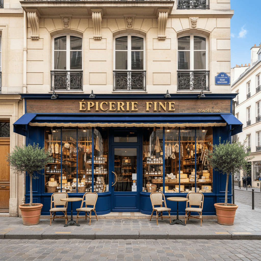 Épicerie fine à Paris - Emplacement de choix