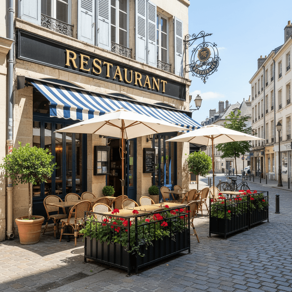 Restaurant à Nantes : terrasse