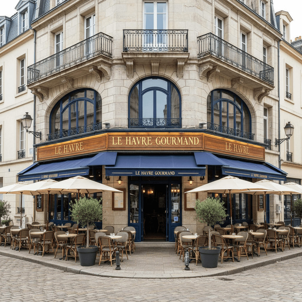 Restaurant 80m² à Le Havre : terrasse - extraction