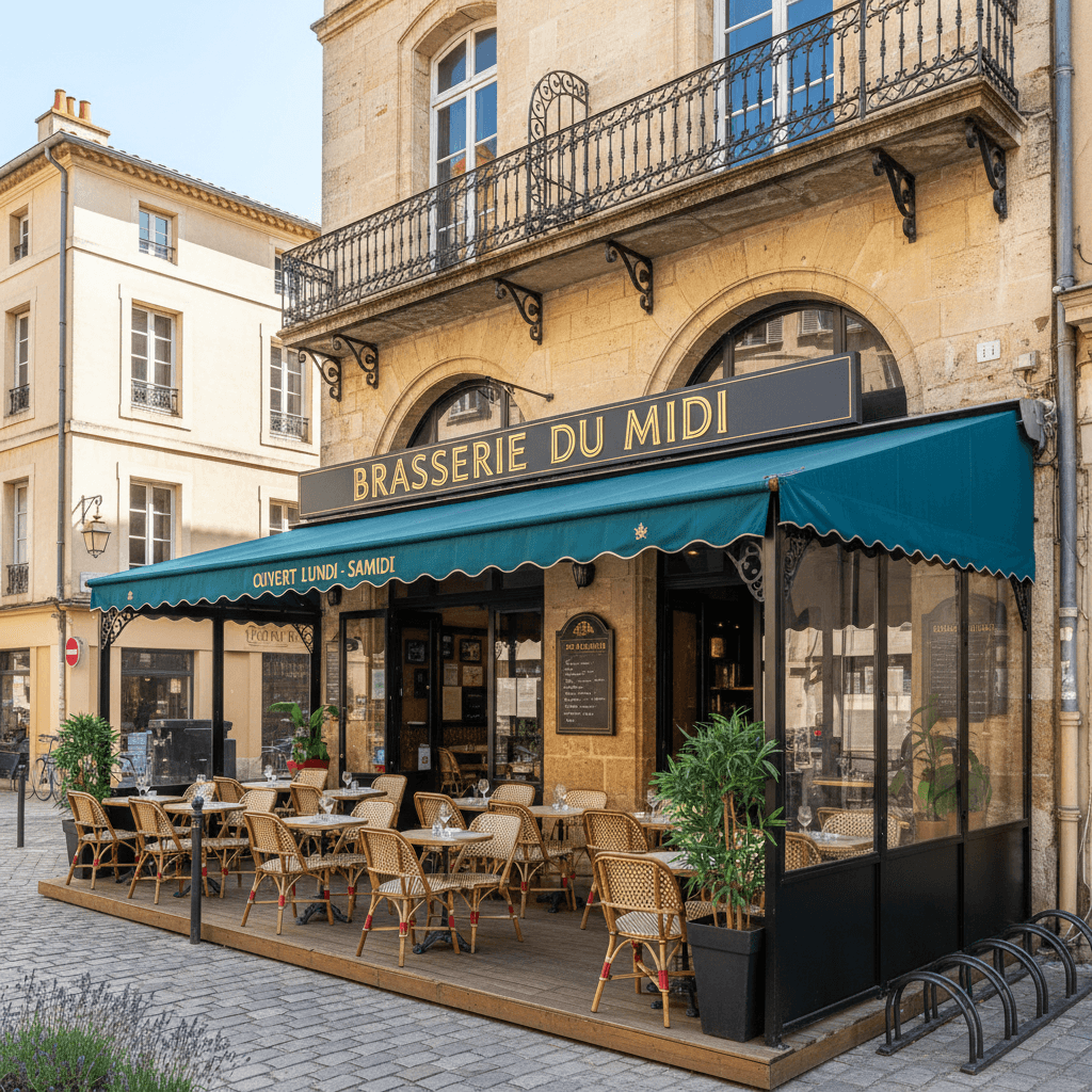 Bar-brasserie à Montpellier : terrasse - licence IV