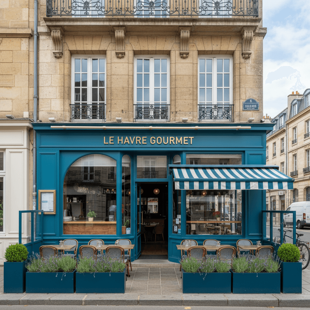 Restaurant 100m² à Le Havre : terrasse - licence IV