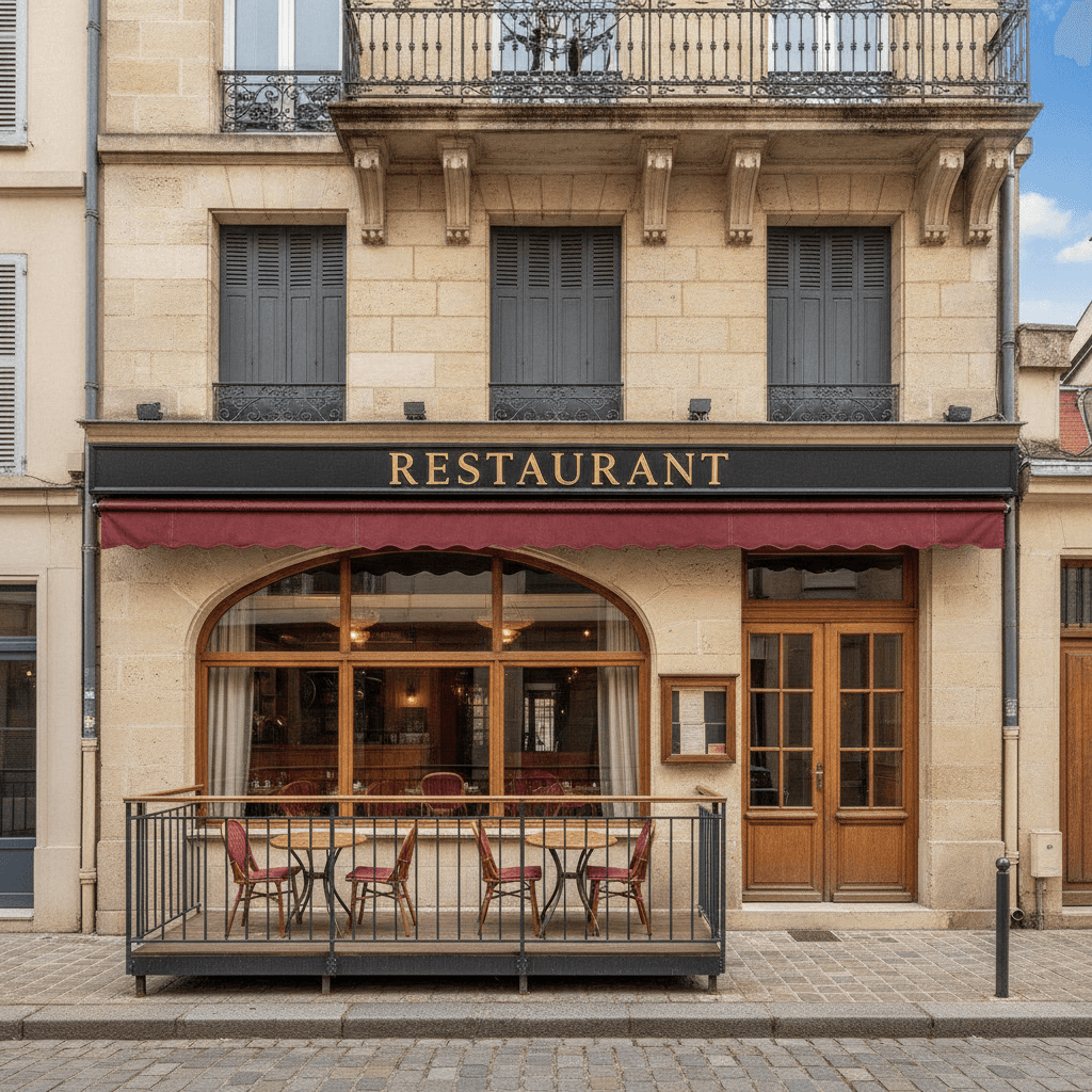 Restaurant 92m² à Nantes : extraction - cuisine équipée