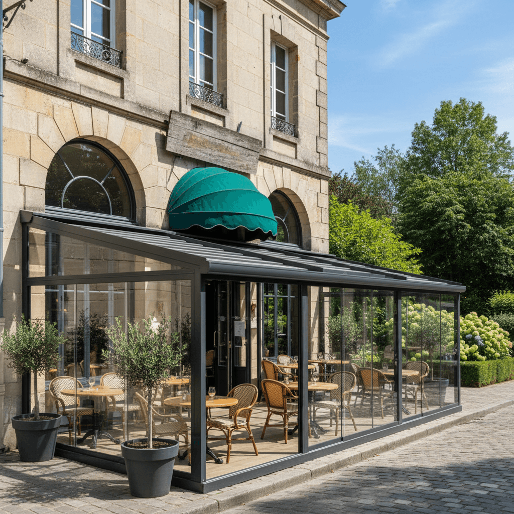 Restaurant à Nantes : terrasse - climatisation