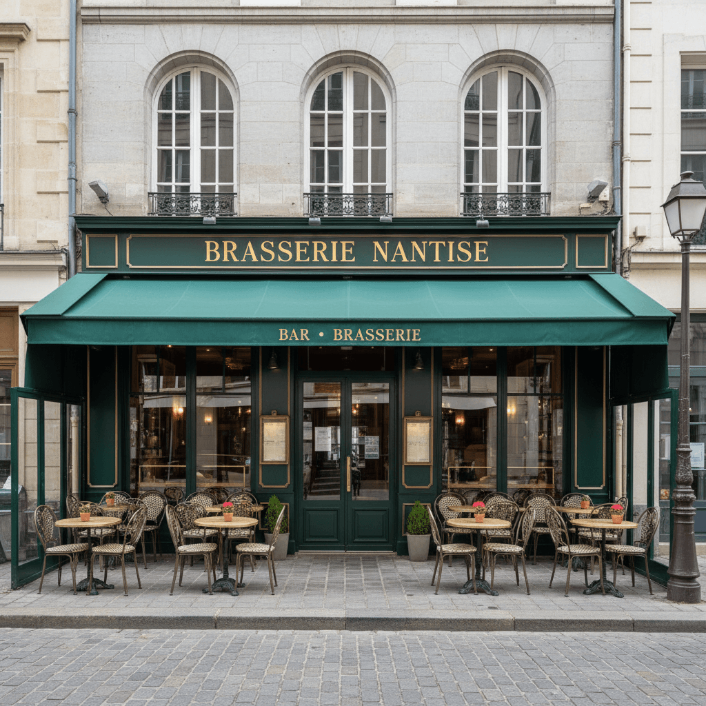 Bar-brasserie 220m² à Nantes : terrasse - licence IV