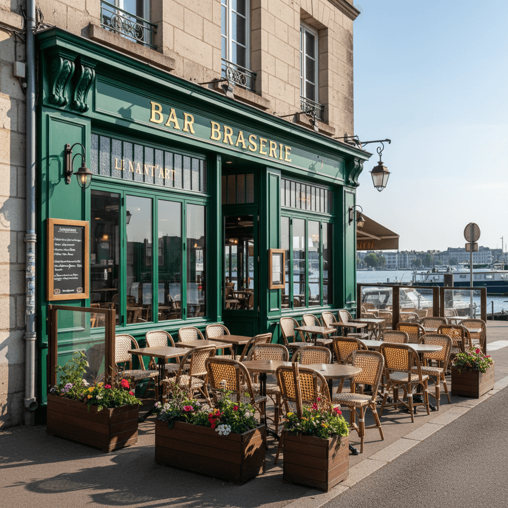 Bar-brasserie 100m² à Nantes : terrasse - licence IV