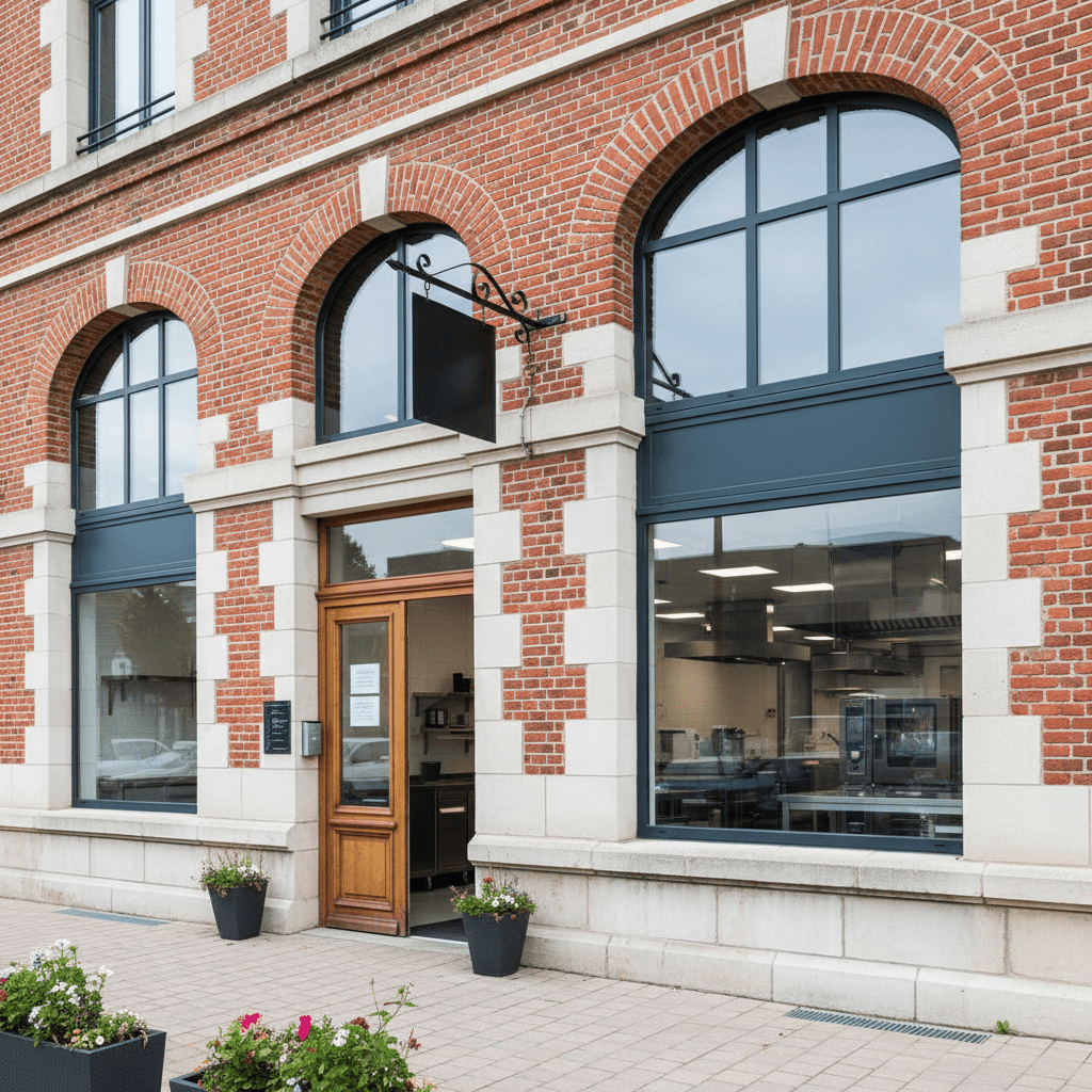 Dark kitchen 493m² à Lille : extraction - climatisation