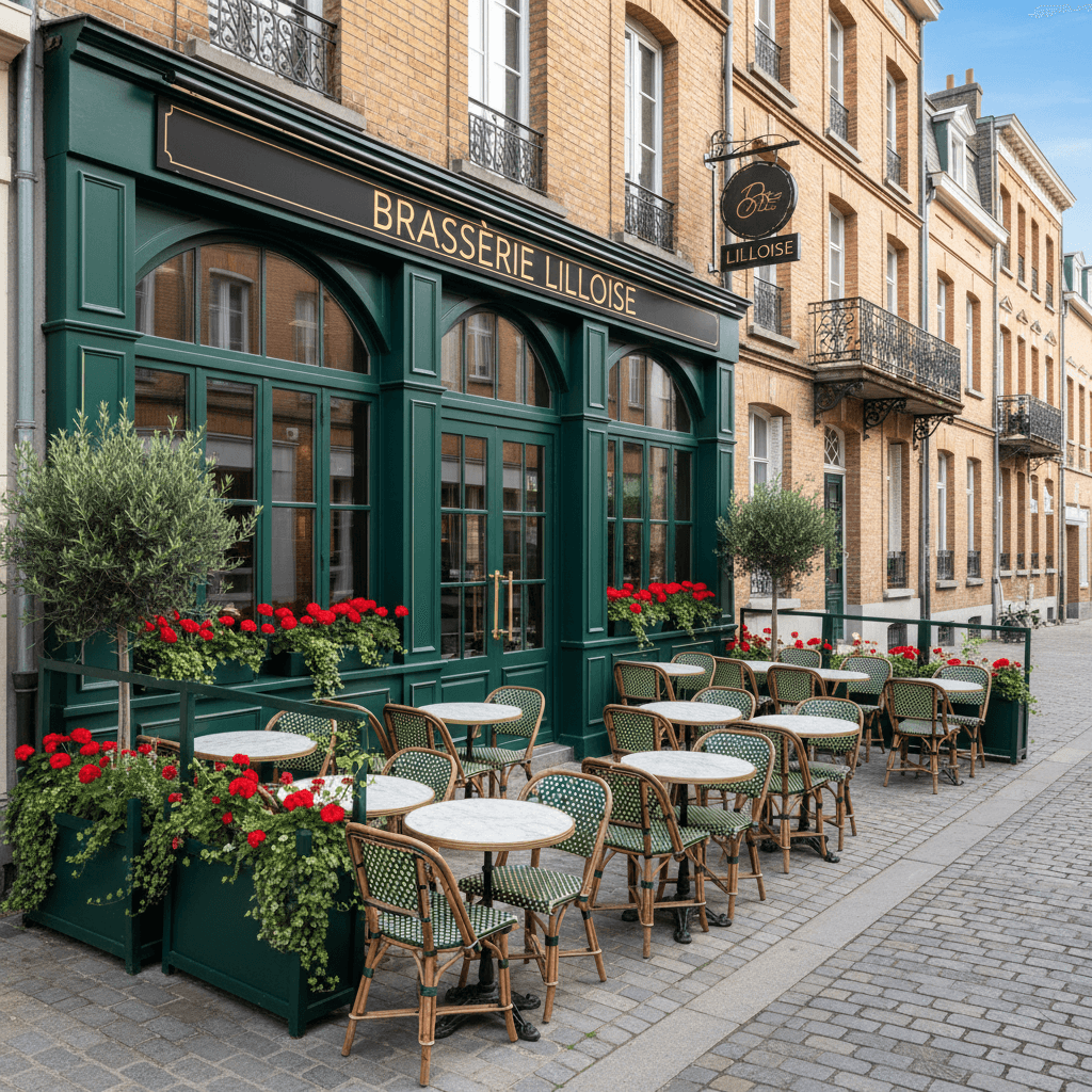 Bar-brasserie à Lille : terrasse - licence IV