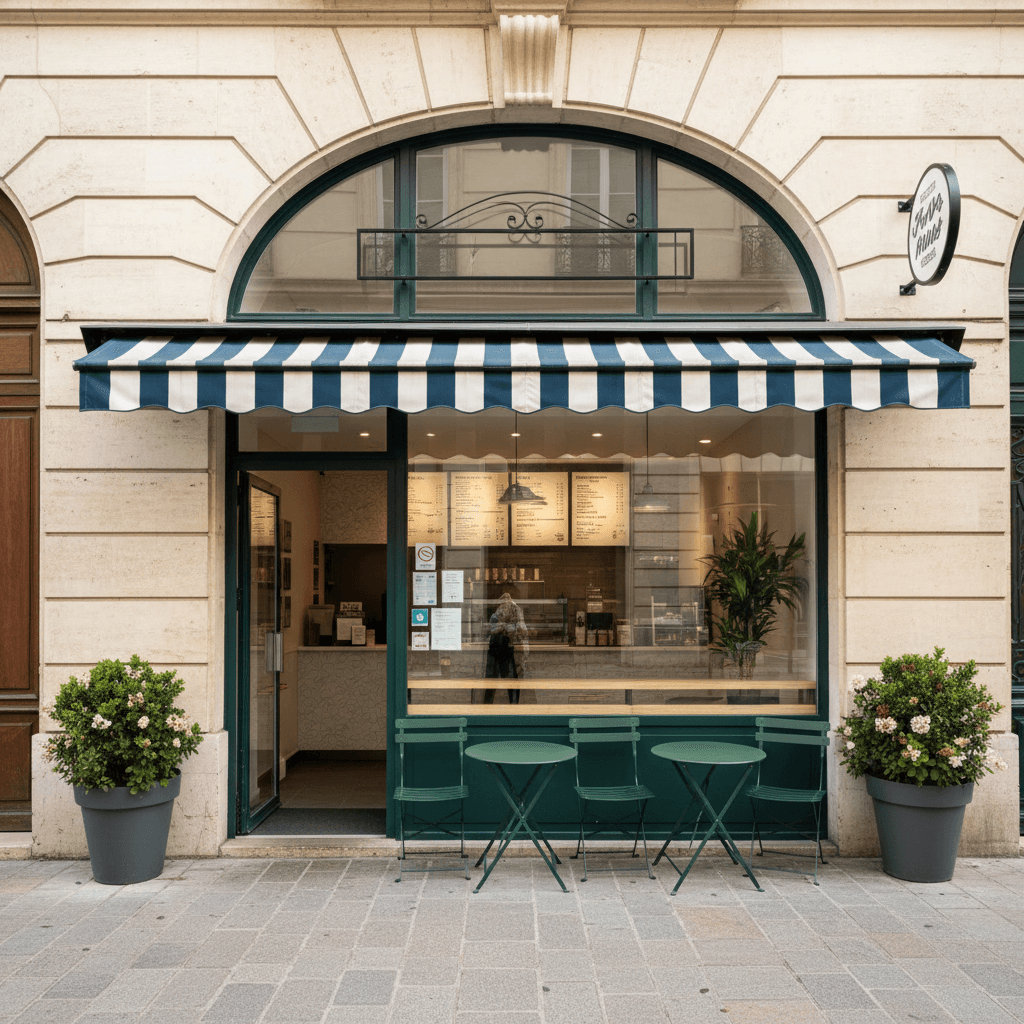 Fast-food 45m² à Lyon : terrasse - licence IV