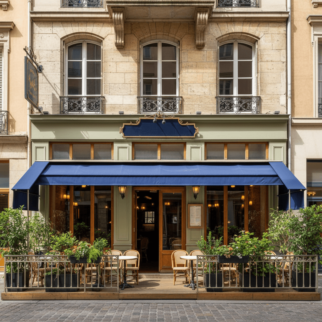 Restaurant 120m² à Lyon : terrasse - licence IV