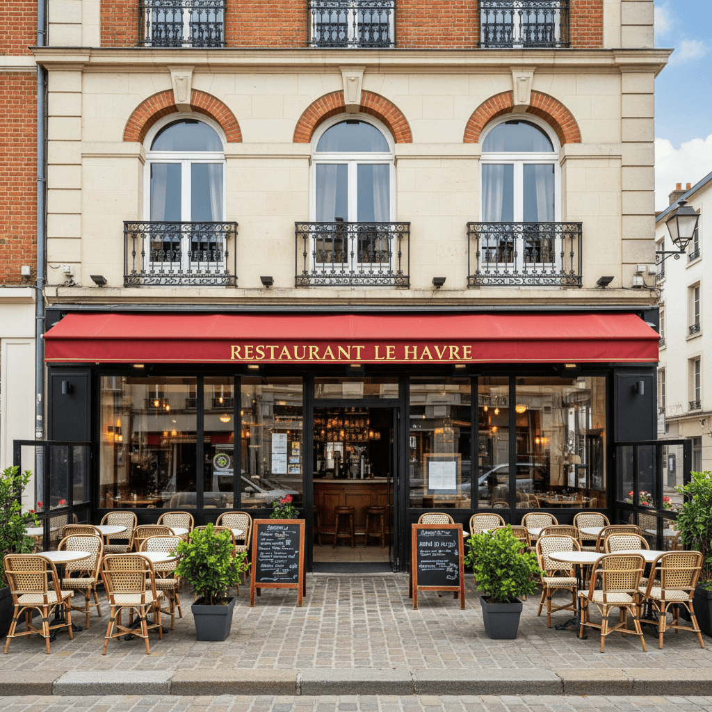 Restaurant 150m² à Le Havre : terrasse - licence IV