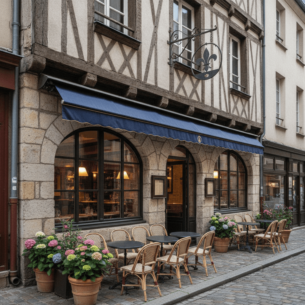 Restaurant 240m² à Rouen : terrasse - licence IV