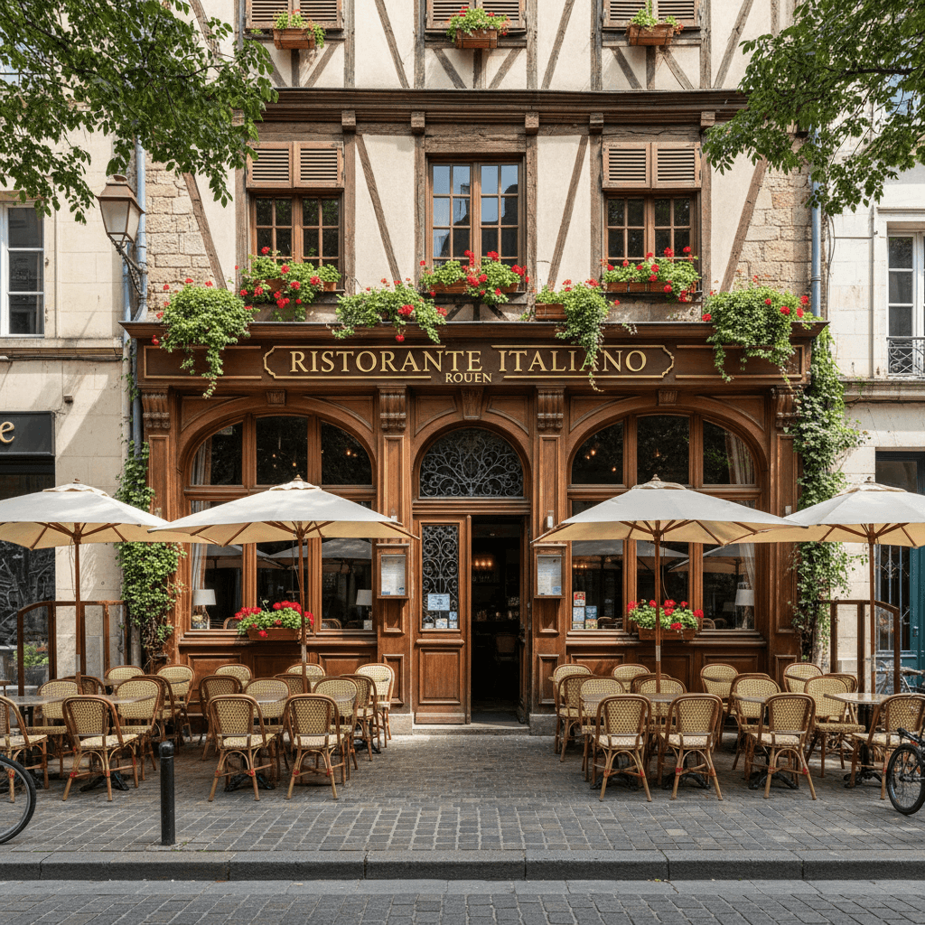 Restaurant à Rouen : terrasse - licence IV