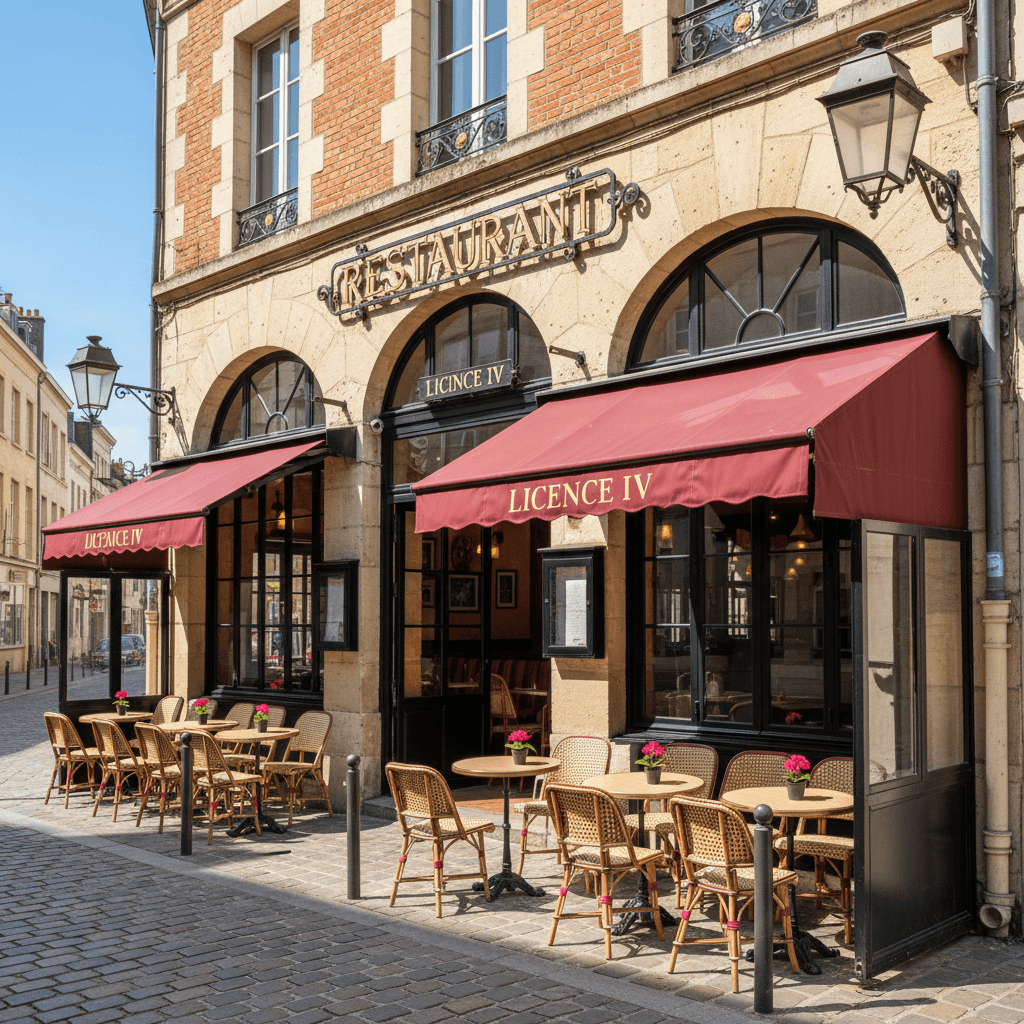 Restaurant à Lille : terrasse - licence IV